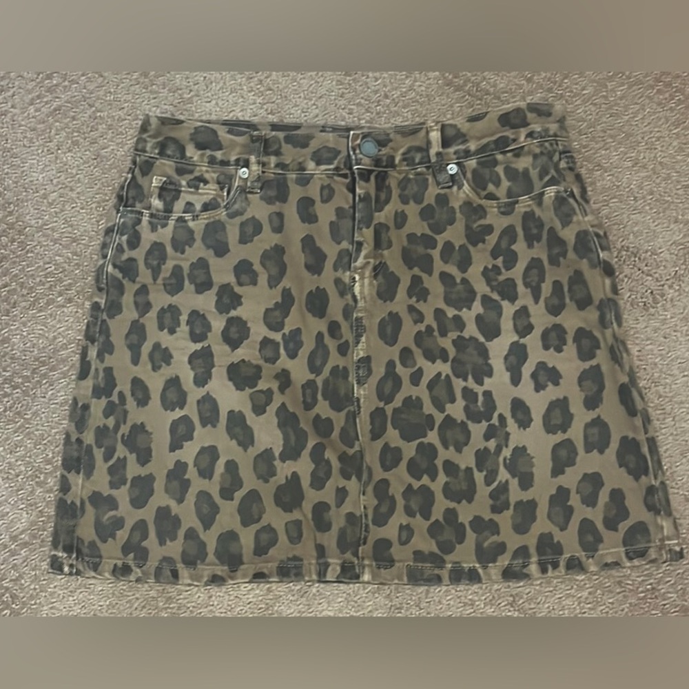 BLANKNYC leopard skirt